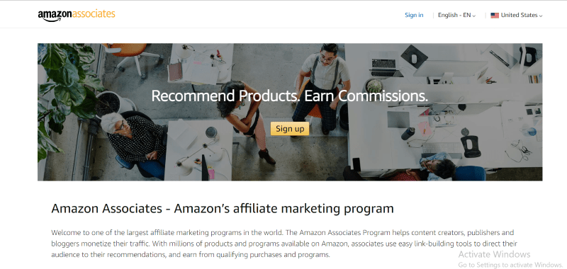 amazon affilate program in nigeria