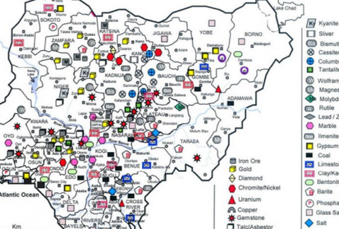 Natural resources in Nigeria and their location